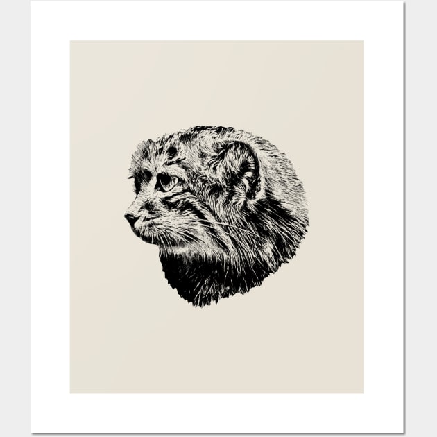 Manul-Pallas's cat Wall Art by Guardi